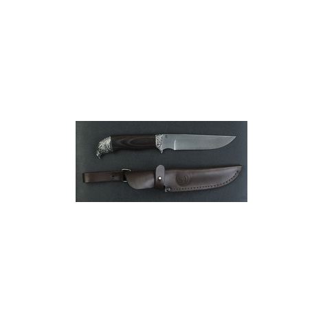 Нож Сапсан (литье из мельхиора) Дамаск 145*32