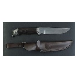 Нож Скат (экзотическая древесина) Дамаск 125*31