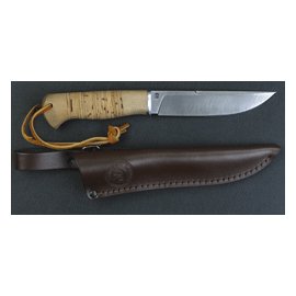 Нож Тигр (береста) Дамаск 130*27