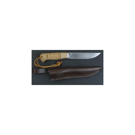 Нож Тигр (береста) Дамаск 130*27