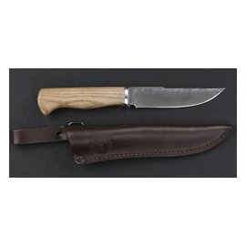 Нож Тигр (экзотическая древесина) Дамаск 125*28