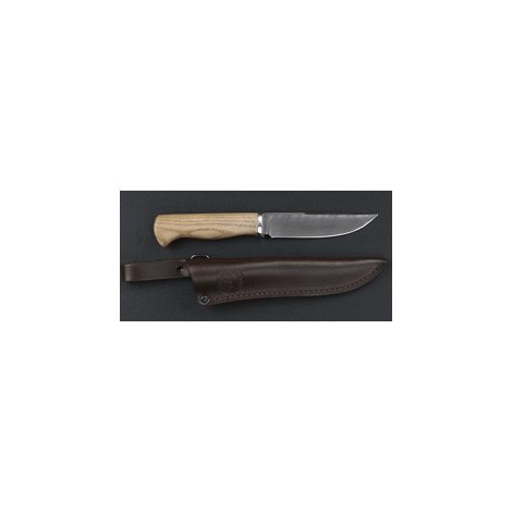 Нож Тигр (экзотическая древесина) Дамаск 125*28