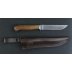 Нож Универсал (экзотическая древесина)Дамаск120*23