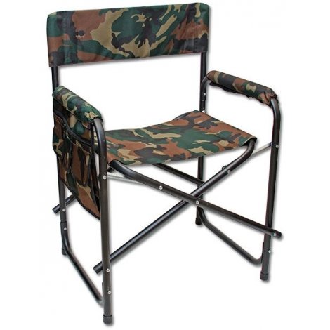 Кресло складное 56х57х50 полимер.покр. черный ТМС-007