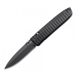 Нож LionSteel Daghetta лез.80мм черн.рукоять черн. 8701 AL