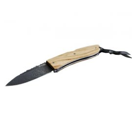Нож LionSteel Opera D2 лез.74мм рук.оливковое дере 8800 UL