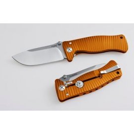 Нож LionSteel SR-1 Aluminium лез94мм рукоять оранж SR1A OS