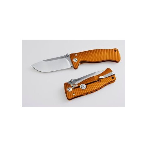 Нож LionSteel SR-1 Aluminium лез94мм рукоять оранж SR1A OS