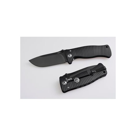 Нож LionSteel SR-1 Aluminium лез94мм черн.рук.черн SR1A BB
