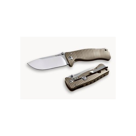 Нож LionSteel SR2mini лез78мм рук.титан цвет серый SR2 G