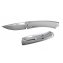 Нож LionSteel TiSpine лез85мм рук.титан цв.сер.мат TS1 GM