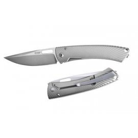 Нож LionSteel TiSpine лез85мм рук.титан цв.сер.мат TS1 GM