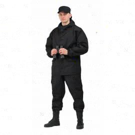 костюм "Горка 3" палатка рип-стоп черный КОС288-280РС