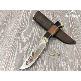 Нож Волк Ковка Гравир.литье 95*18