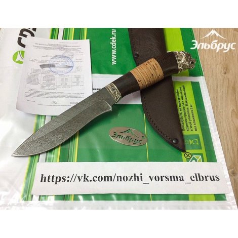 Нож Горец Дамаск литье 280*36