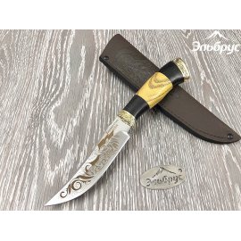 Нож Лис Ковка Гравир.литье 95*18