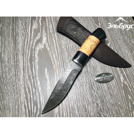 Нож Хищник Дамаск 280*35