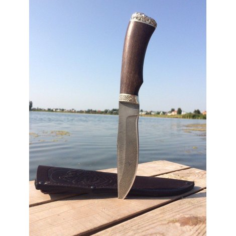 Нож Хищник Дамаск литье 280*35