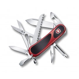 ВИК нож EvoGrip 18 85мм 15функций красно-черный 2.4913.C