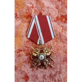 Муляж креста Станислава на колодке (S) 373