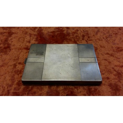 Портсигар прямоугольный серебро 875, вес 170г №7 265
