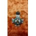 Полковой знак Константиновское артиллерийское училище 1807-1907гг, серебро, эмаль №231