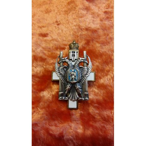 Полковой знак Ахт-го полка, серебро, золото №312 175