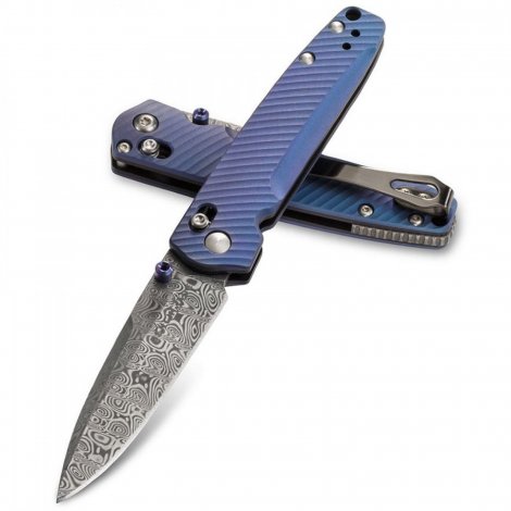 BM484-171 Valet нож скл.титан рук-ть  дамастил 485-171
