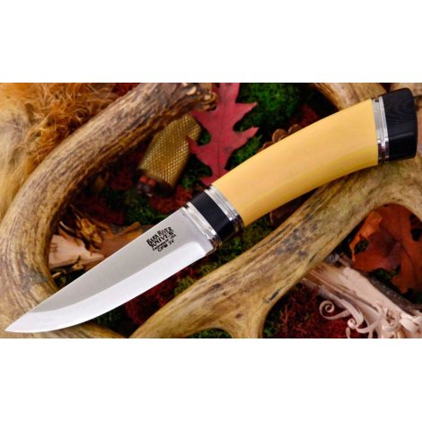 BR_Scandi Antique Ivory Black Paper sp.нож CPM-3V
