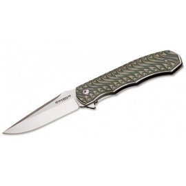 BK01LG445 Satin Green нож скл.440A G10 01LG445