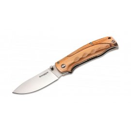BK01MB700 Pakka Hunter скл.нож дер.ру-ть сталь440B 01MB700
