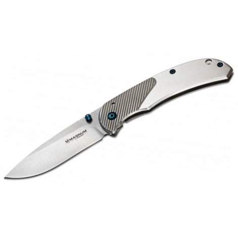 BK01RY863 Blue Dot скл.нож сталь440Арук.нерж.сталь 01RY863