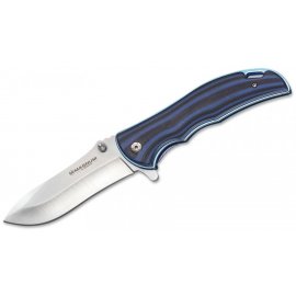 BK01SC001 Blue Line скл.нож рук.черн.-синяя G10 01SC001