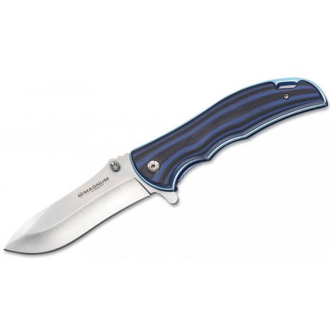 BK01SC001 Blue Line скл.нож рук.черн.-синяя G10 01SC001