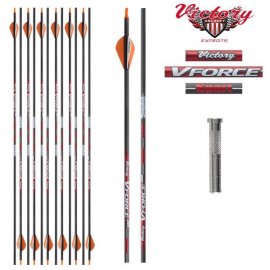 Стрела лучная карбон. Victory VForce Sport300 12шт