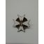 Полковой знак Павел I Крест, белая эмаль
