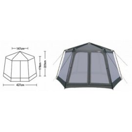 Тент CAMPACK-TENT G-3413 W с ветро-влагозащитными полотнами