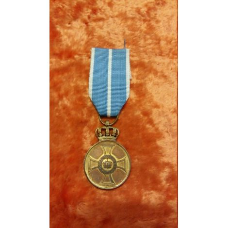 Медаль местечковая к нагр. крестом за выслугу №203 102