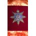 Знак Штаба войск Гвардии и Санкт-Петербургского военного округа с вензелем Н.А. №306