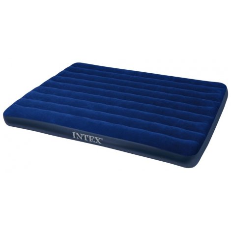 Матрас кемпинговый флок 152х203х22  INTEX