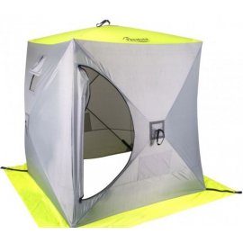 Палатка  зимняя Куб 1,8х1,8 yellow/grey Helios
