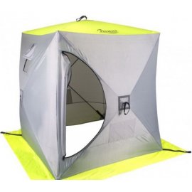 Палатка зимняя Куб 1,5х1,5 yellow lumi/grey PREMIE