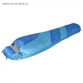 Спальный мешок Сахалин 0V2 правый голуб.Nova Tour