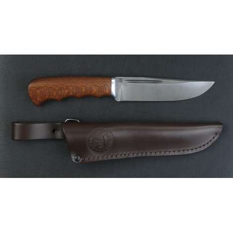 Нож Барсук (экзотическая древесина) Дамаск 130*32