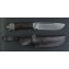 Нож Бизон (литье из мельхиора) Дамаск 145*36