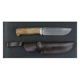 Нож Бизон (экзотическая древесина) Дамаск 145*36