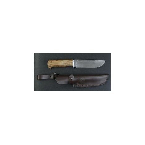 Нож Бизон (экзотическая древесина) Дамаск 145*36