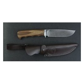 Нож Бобр (экзотическая древесина) Дамаск 125*30