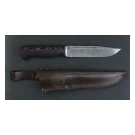 Нож Волк (экзотическая древесина) Дамаск 145*30