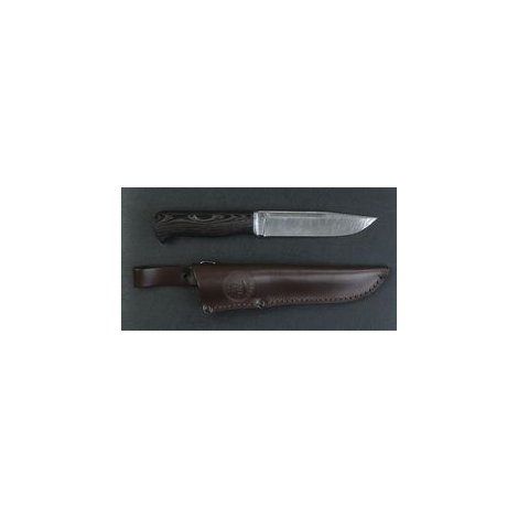 Нож Волк (экзотическая древесина) Дамаск 145*30